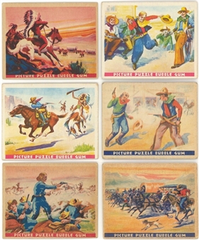 1937 R172 Gum, Inc. "Wild West Series" Complete Set (48) Minus #25 Cowboy Outfit, Plus "Plain"-Backed Complete Set (24) 